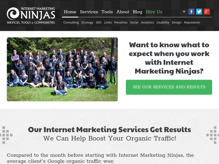 Internet Marketing Ninjas Profile, News, Client Reviews & Ratings At 10SEOS