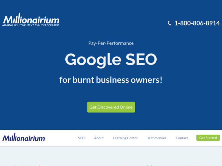 Millionairium Profile, News, Client Reviews & Ratings At 10SEOS