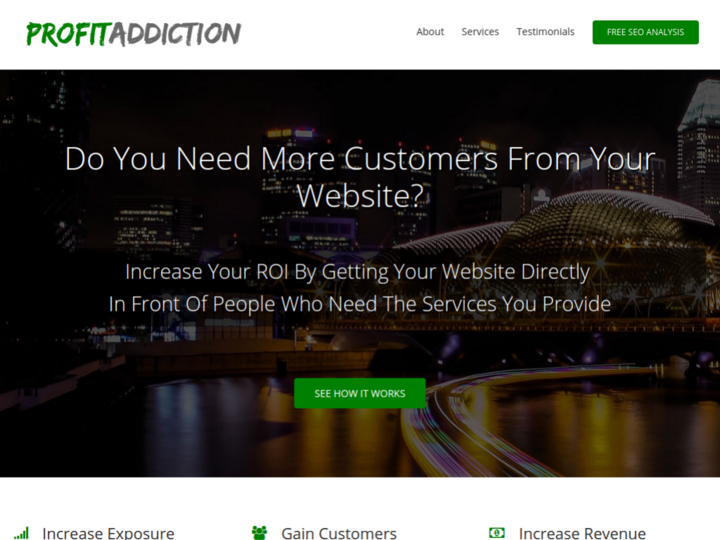 Profit Addiction Profile, News, Client Reviews & Ratings At 10SEOS