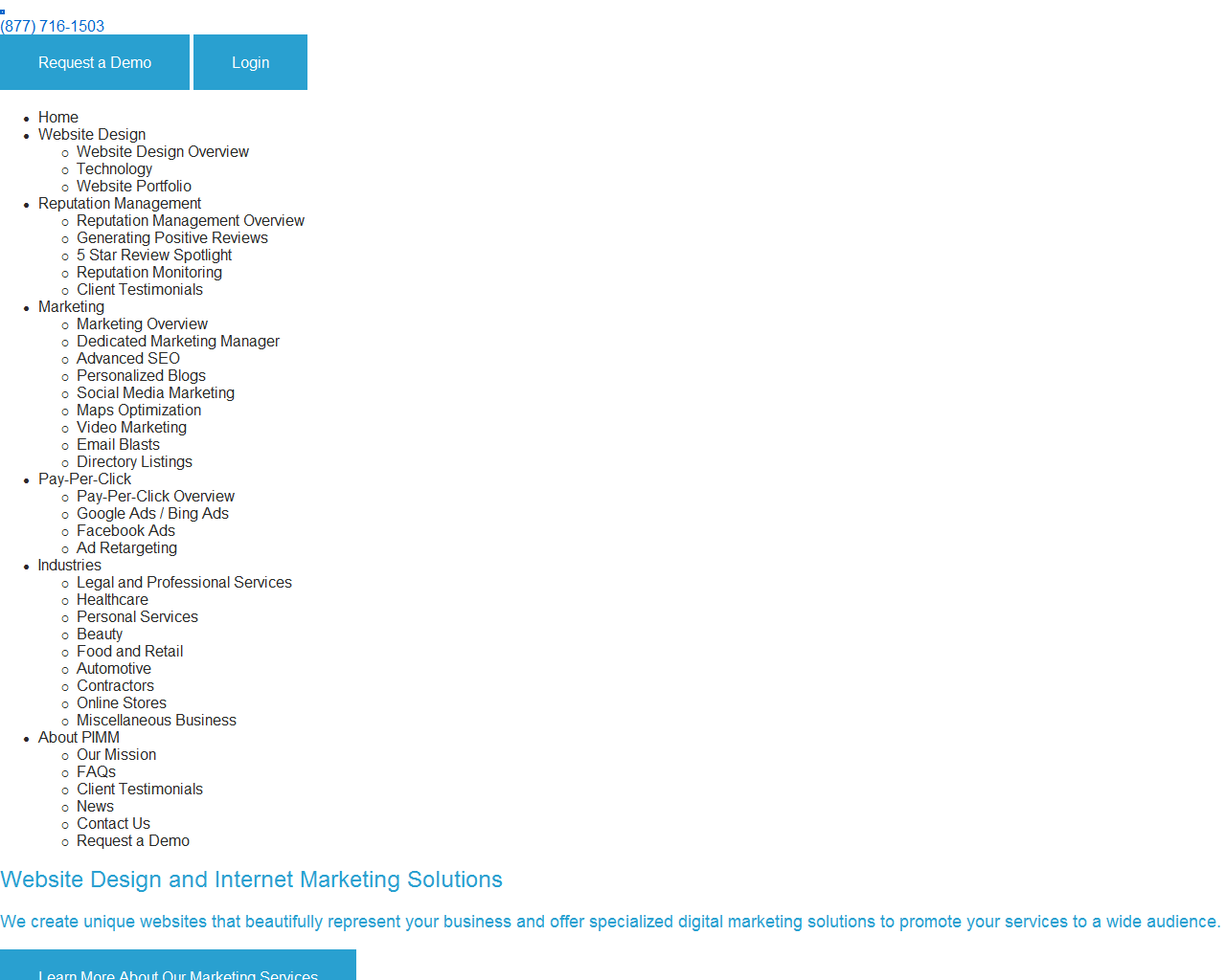 PIMM | Professional Internet Marketing Management Profile, News, Client Reviews & Ratings At 10SEOS