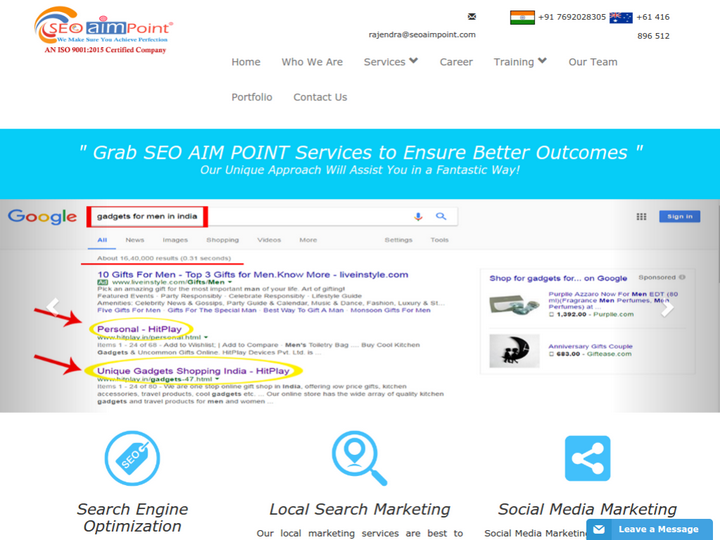SEO AIM POINT Web Solution Pvt. Ltd. Profile, News, Client Reviews & Ratings At 10SEOS
