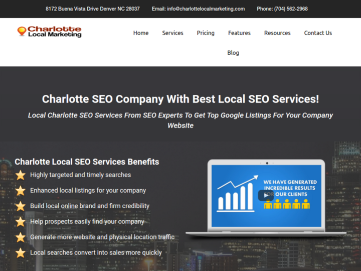 Charlotte Local Marketing Profile, News, Client Reviews & Ratings At 10SEOS