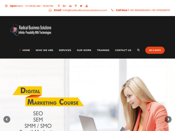 Radical Business Solutions Profile, News, Client Reviews & Ratings At 10SEOS