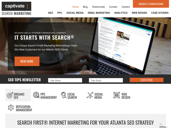 Captivate Search Marketing Profile, News, Client Reviews & Ratings At 10SEOS