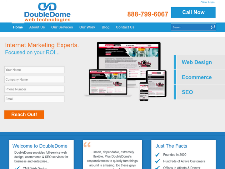 Doubledome Web Technologies Profile, News, Client Reviews & Ratings At 10SEOS