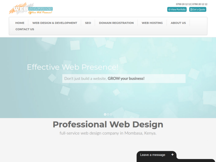 Web Solutions Kenya Profile, News, Client Reviews & Ratings At 10SEOS