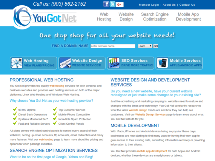 You Got Net, LLC Profile, News, Client Reviews & Ratings At 10SEOS