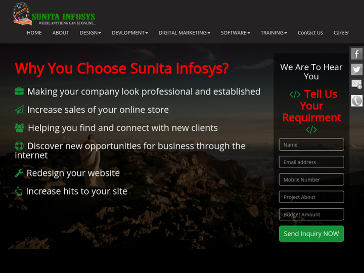 Sunita Infosys Profile, News, Client Reviews & Ratings At 10SEOS