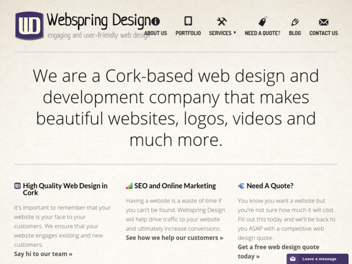 Webspring Design Profile, News, Client Reviews & Ratings At 10SEOS