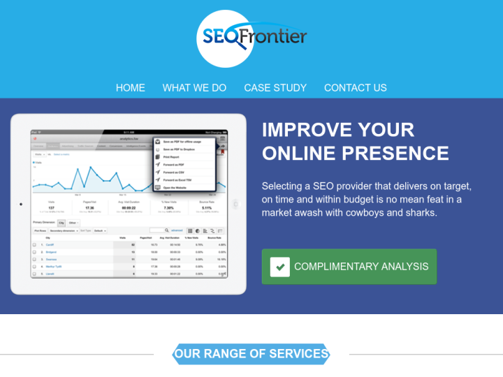 SEO Frontier Profile, News, Client Reviews & Ratings At 10SEOS