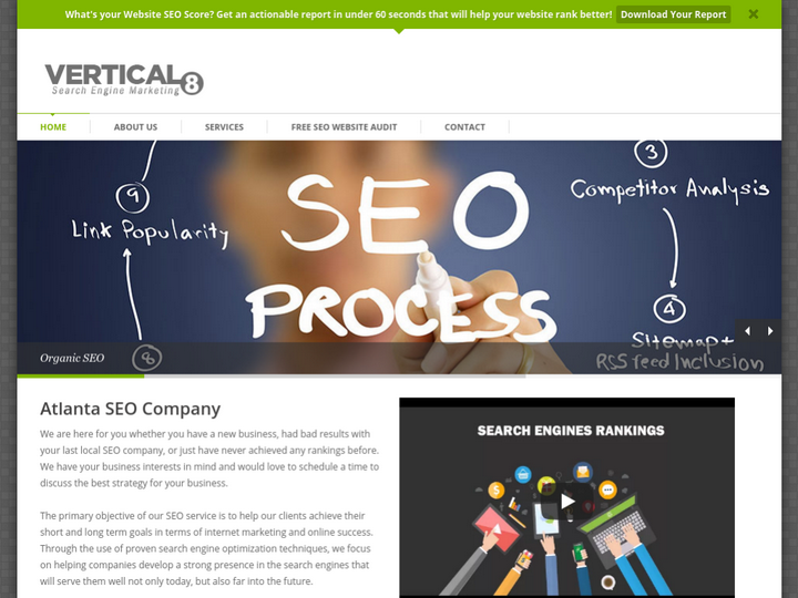 Vertical Eight Marketing, Inc. Profile, News, Client Reviews & Ratings At 10SEOS