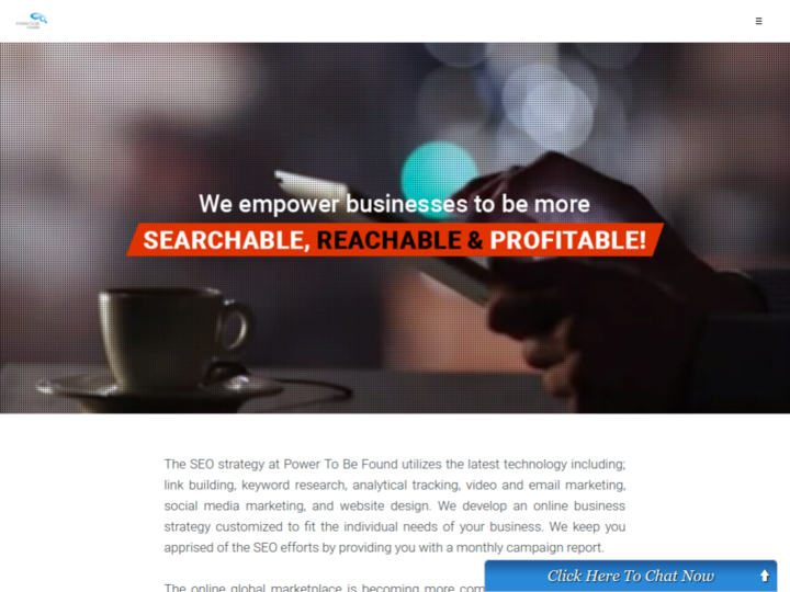 Power To Be Found Profile, News, Client Reviews & Ratings At 10SEOS