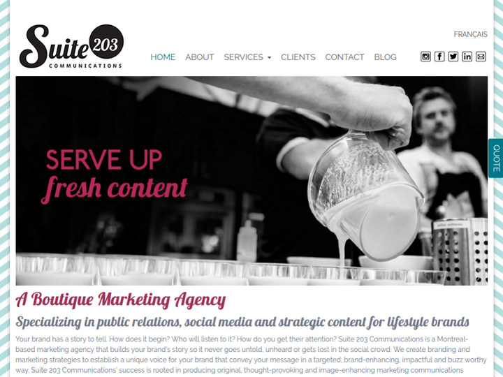 Suite 203 Communications Profile, News, Client Reviews & Ratings At 10SEOS