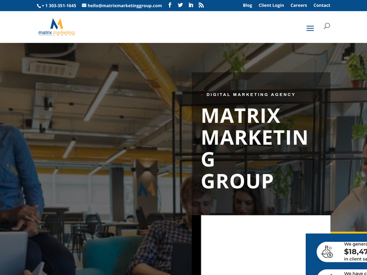 Matrix Marketing Group Profile, News, Client Reviews & Ratings At 10SEOS