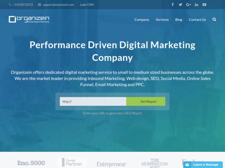 Organizein Global Digital Marketing Solutions Profile, News, Client Reviews & Ratings At 10SEOS