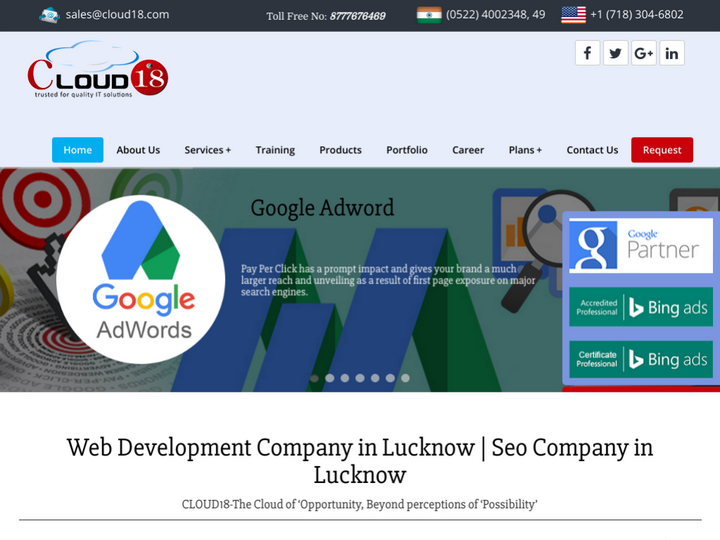Cloud18 Infotech Pvt. Ltd. Profile, News, Client Reviews & Ratings At 10SEOS