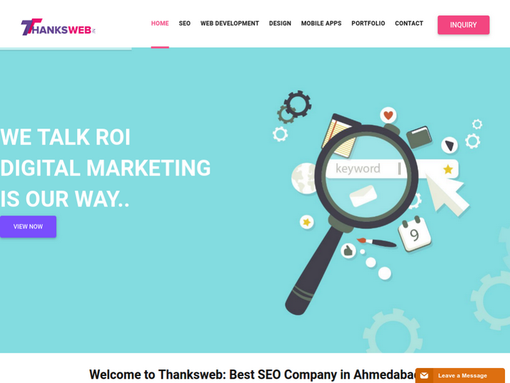 Thanksweb Profile, News, Client Reviews & Ratings At 10SEOS