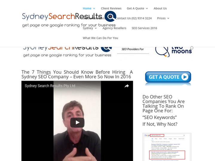 Sydney Search Results Profile, News, Client Reviews & Ratings At 10SEOS