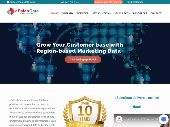 Esalesdata LLC Profile, News, Client Reviews & Ratings At 10SEOS