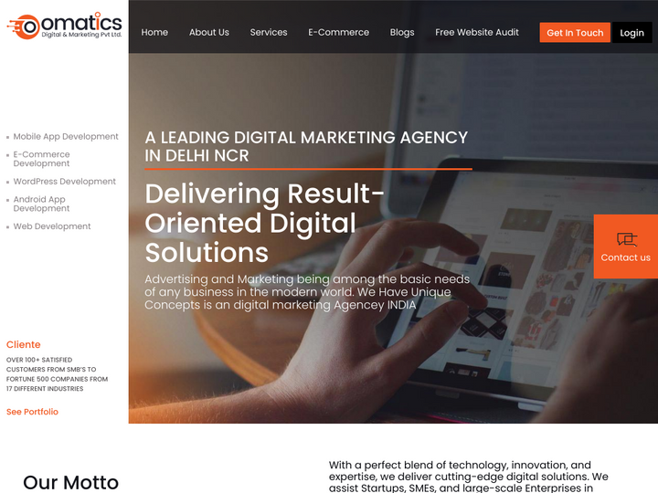 Omatics Digital & Marketing Pvt. Ltd. Profile, News, Client Reviews & Ratings At 10SEOS