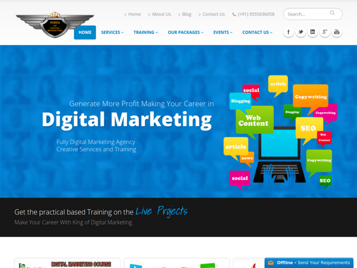 King Of Digital Marketing Profile, News, Client Reviews & Ratings At 10SEOS