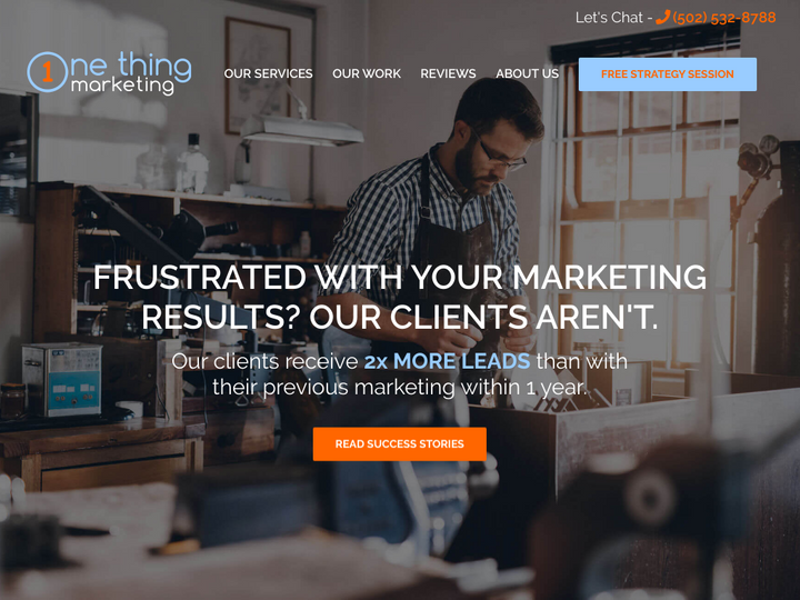 One Thing Marketing Profile, News, Client Reviews & Ratings At 10SEOS