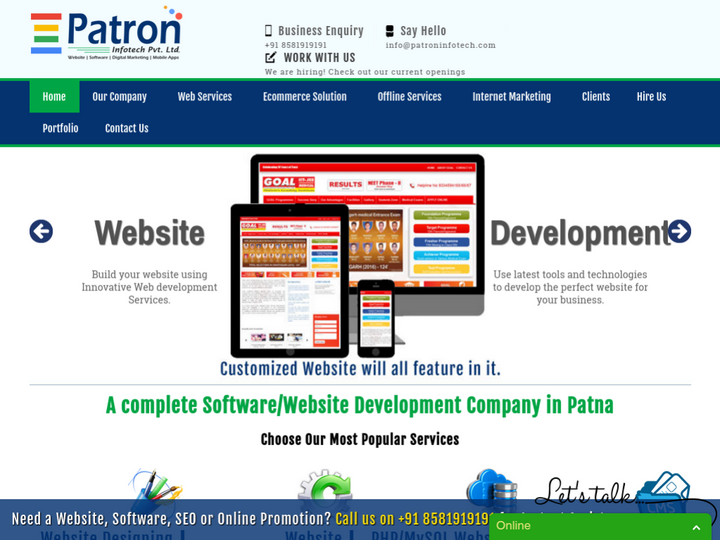 Patron Info Tech Pvt. Ltd. Profile, News, Client Reviews & Ratings At 10SEOS