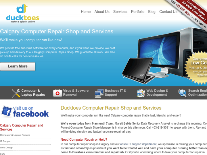 Ducktoes Computer Services Profile, News, Client Reviews & Ratings At 10SEOS