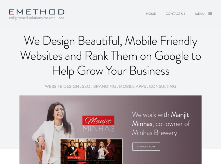Emethod Calgary Web Design Profile, News, Client Reviews & Ratings At 10SEOS