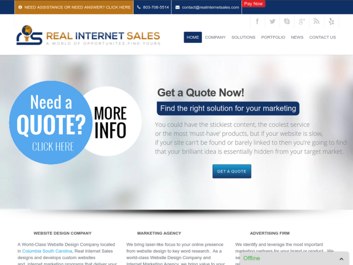 Real Internet Sales Profile, News, Client Reviews & Ratings At 10SEOS