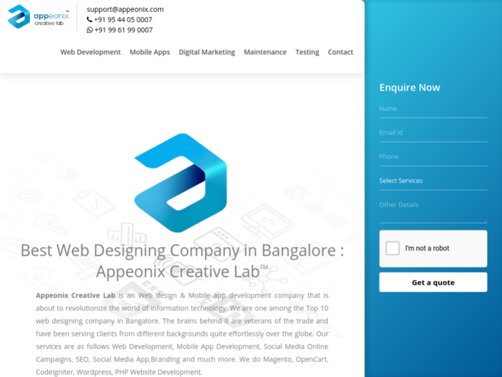 Appeonix Profile, News, Client Reviews & Ratings At 10SEOS