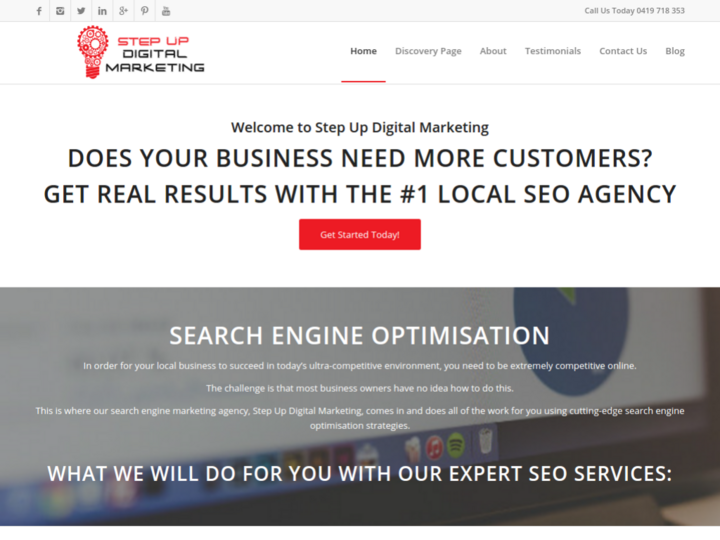 Step Up Digital Marketing Profile, News, Client Reviews & Ratings At 10SEOS