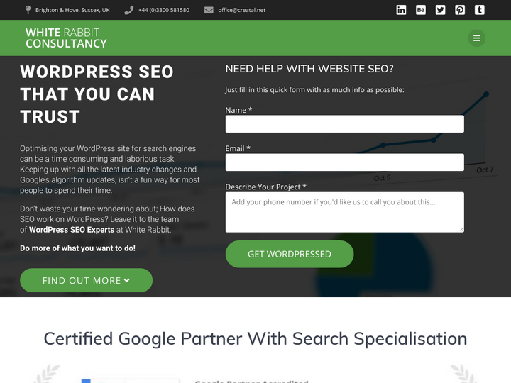 White Rabbit Consultancy Profile, News, Client Reviews & Ratings At 10SEOS