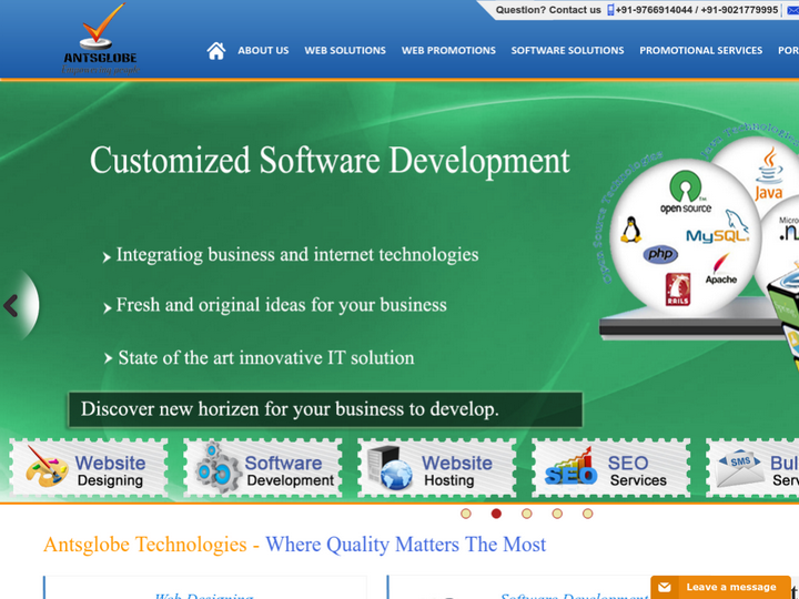 Antsglobe Technologies Profile, News, Client Reviews & Ratings At 10SEOS