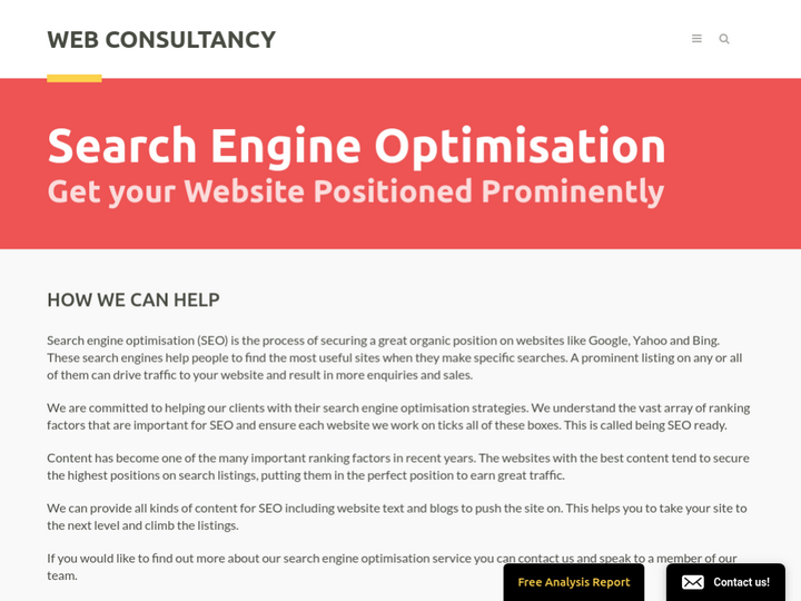 Web Consultancy Profile, News, Client Reviews & Ratings At 10SEOS