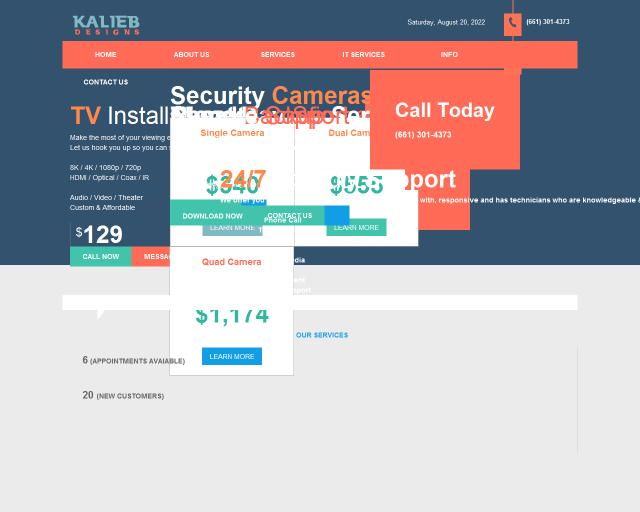 Kalieb Designs Profile, News, Client Reviews & Ratings At 10SEOS