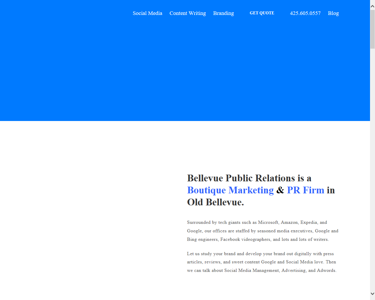 Bellevue Public Relations Profile, News, Client Reviews & Ratings At 10SEOS