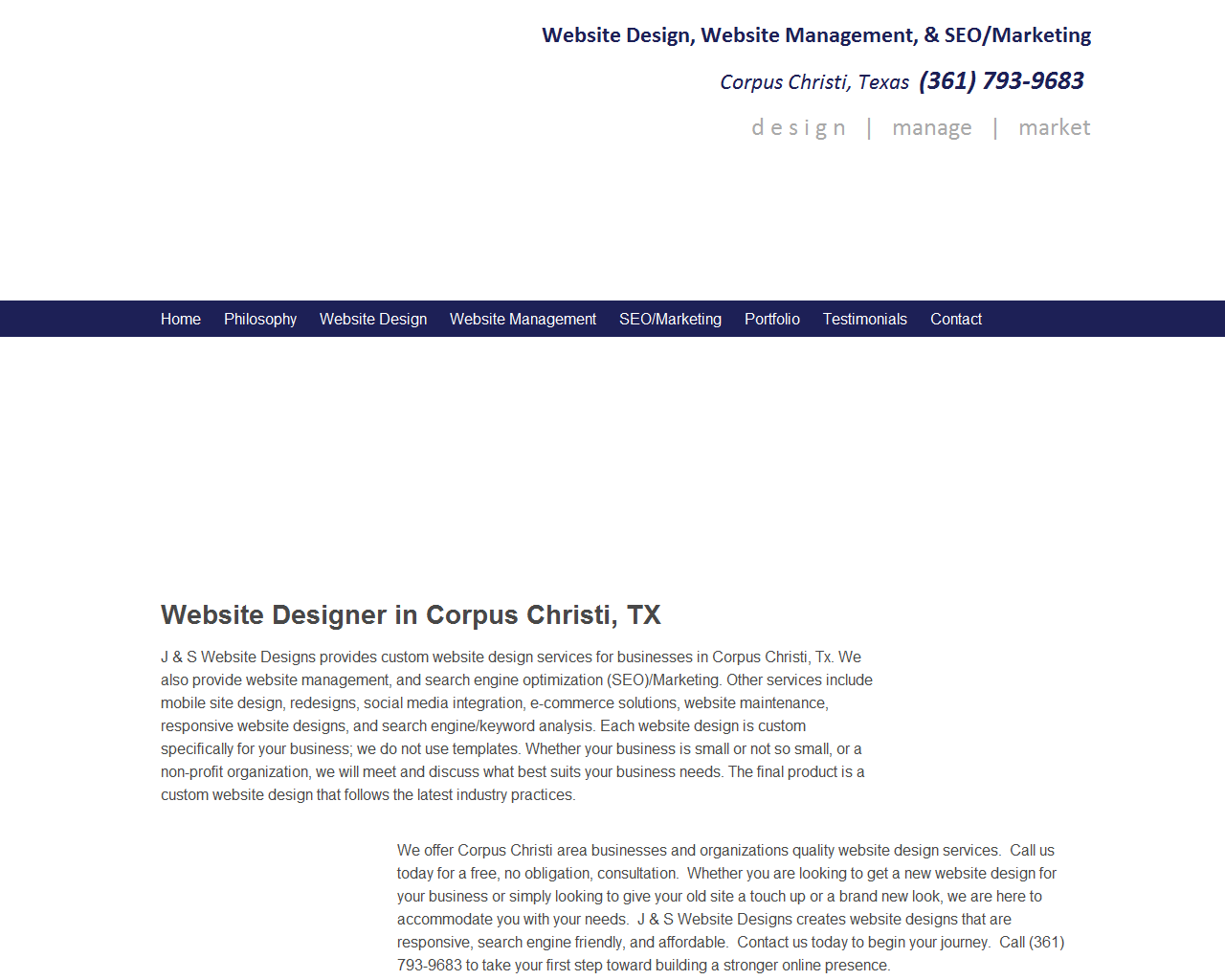 J & S Website Designs Profile, News, Client Reviews & Ratings At 10SEOS