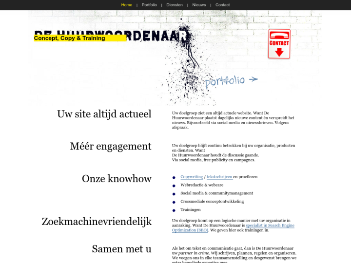 De Huurwoordenaar Profile, News, Client Reviews & Ratings At 10SEOS