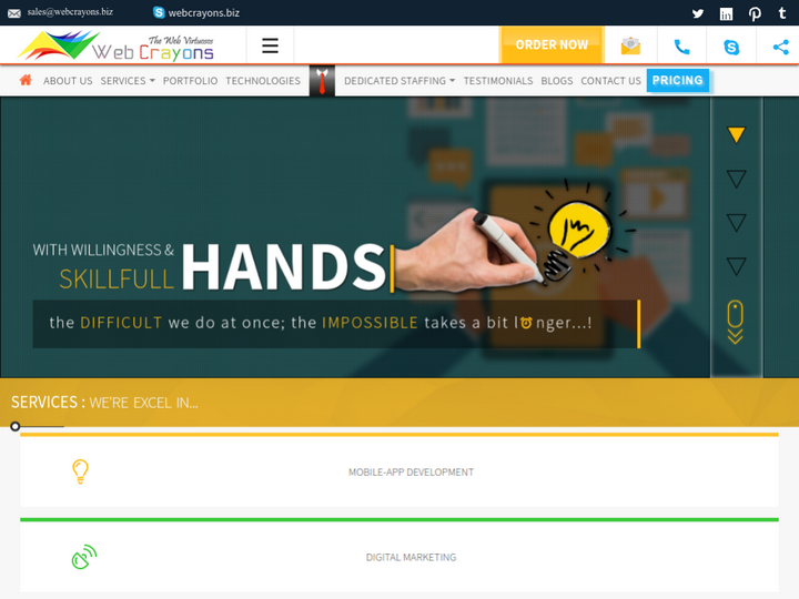 Web Crayons Biz Profile, News, Client Reviews & Ratings At 10SEOS
