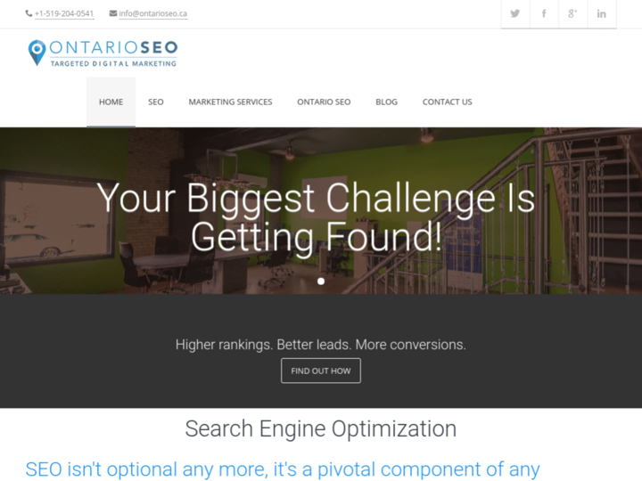 ONTARIO SEO INC Profile, News, Client Reviews & Ratings At 10SEOS