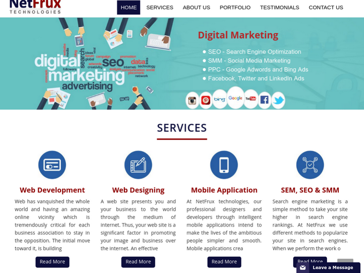 Netfrux Technologies Profile, News, Client Reviews & Ratings At 10SEOS