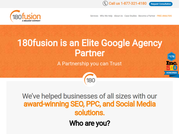 180Fusion Profile, News, Client Reviews & Ratings At 10SEOS