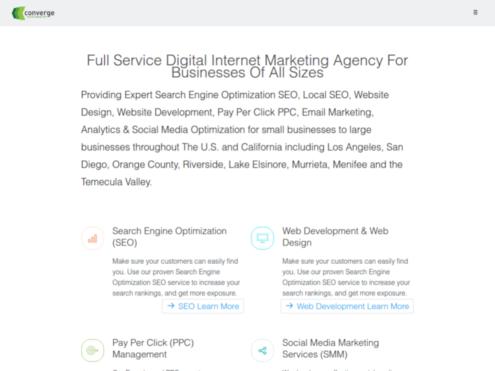 Converge Digital Marketing Profile, News, Client Reviews & Ratings At 10SEOS