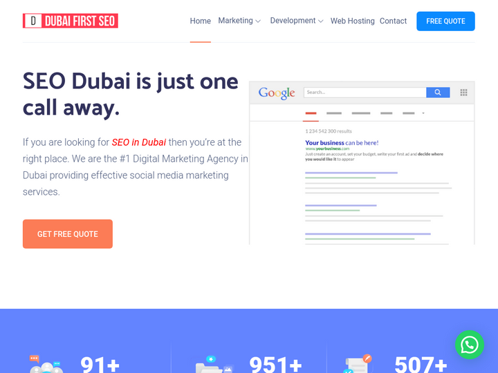 DUBAI FIRST SEO Profile, News, Client Reviews & Ratings At 10SEOS