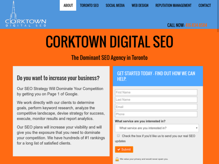 Corktown Digital SEO Profile, News, Client Reviews & Ratings At 10SEOS