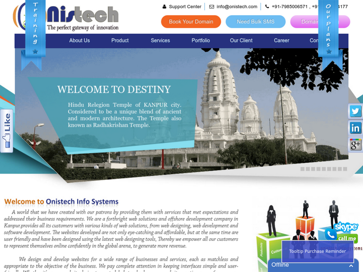 Onistech Info Systems Profile, News, Client Reviews & Ratings At 10SEOS