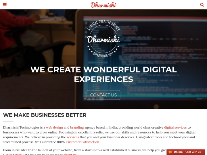 Dharmishi Technologies Profile, News, Client Reviews & Ratings At 10SEOS