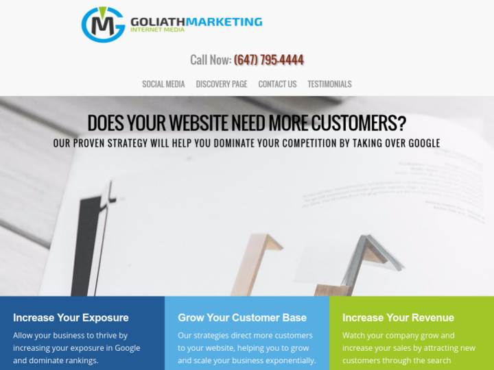 Goliath Marketing Profile, News, Client Reviews & Ratings At 10SEOS