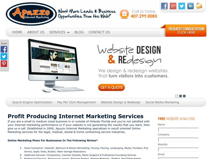 Apuzzo Internet Marketing Profile, News, Client Reviews & Ratings At 10SEOS